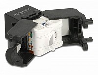 Delock Keystone Module RJ45 jack > LSA Cat.6A UTP black