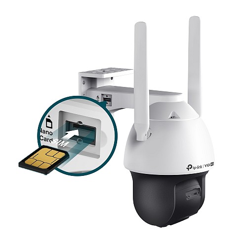 Tp-Link 4MP Outdoor Full-Color 4G Pan Tilt Network Camera