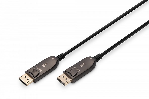 Digitus καλώδιο Display Port 10m v1.4 Hybrid Fiber Optic 8K/60Hz ( AOC )