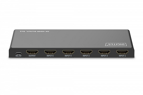 Digitus SELECTOR HDMI 5 PORT, 4K2K/60Hz- 18 Gbps & Remote