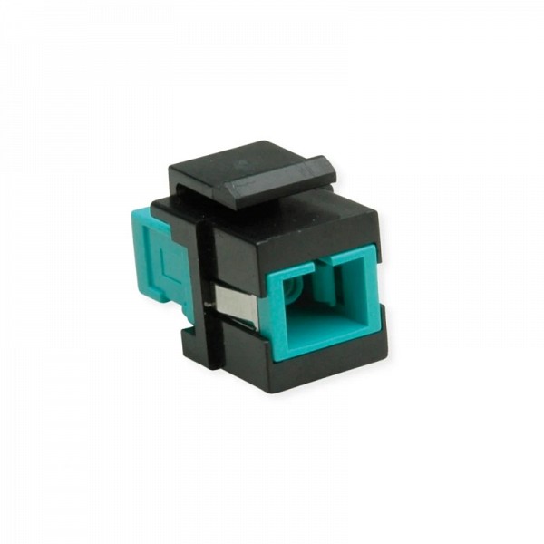 ROLINE Fiber Optic Keystone Jack, SC Simplex, Multimode, OM3