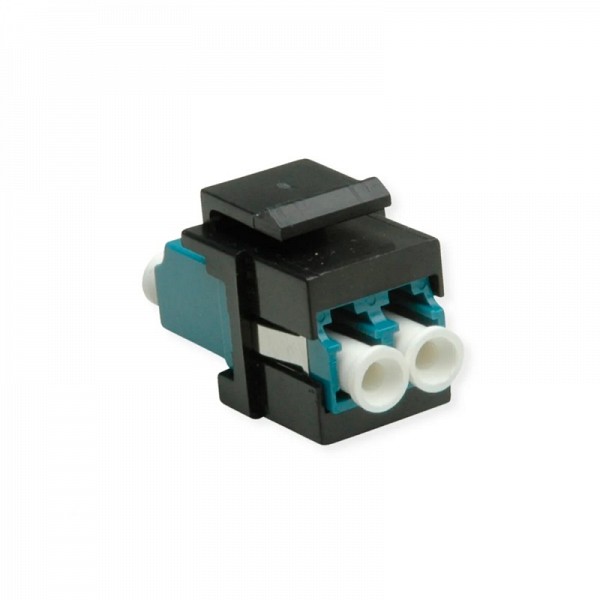 ROLINE Fiber Optic Keystone Jack, LC/LC Duplex, Singlemode, OS2