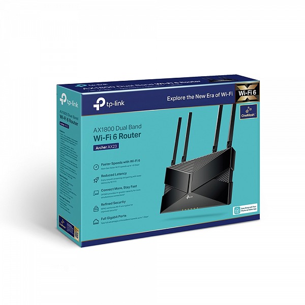 Tp-Link ROUTER AX1800 Dual-Band Wi-Fi 6 5 Gigabit Ports