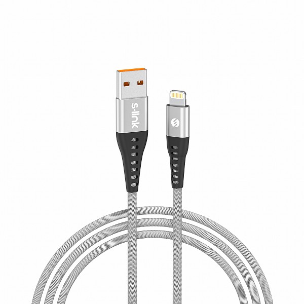 S-Link Cable Data/Charge (Fast Charge) Lightning to USB Type-A 3Α