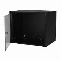 S-Link Επίτοιχη καμπίνα soho 9U με βάθος 400 mm Flat Pack RAL9005 36093