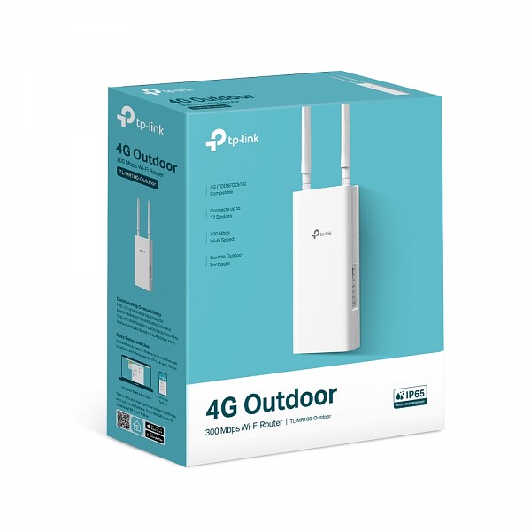 Tp-Link ROUTER 4G LTE WIR N ROUTER 300Mbps OUTDOOR /POE με υποδοχή κάρτας SIM