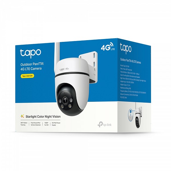 Tp-Link Camera Pan/Tilt Outdoor Security 4G LTE 1080P 1 x Ethernet Port