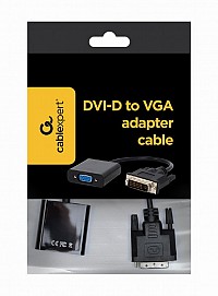 Cablexpert DVI-D to VGA adapter cable black