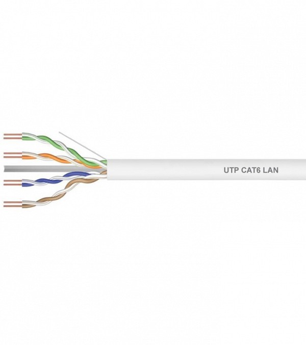 ΚΑΛΩΔΙΟ LAN CAT6 UTP 4P SOLID ΛΕΥΚΟ BC 305m DAH