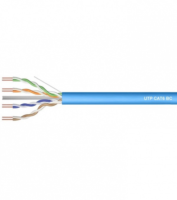 ΚΑΛΩΔΙΟ LAN CAT6 UTP 4P SOLID BC 305m ΜΠΛΕ Z-LINK