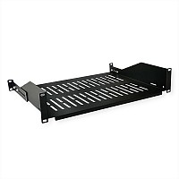 Value Ραφι 2U για rack με βαθος 60cm 25Kgr L= 35m+brackets RAL9005