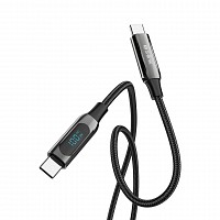 S-Link USB CABLE Type-C male to type-C male 1m Armor LED data&charge 100W