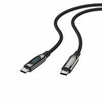 S-Link USB CABLE Type-C male to type-C male 1m Armor LED data&charge 100W