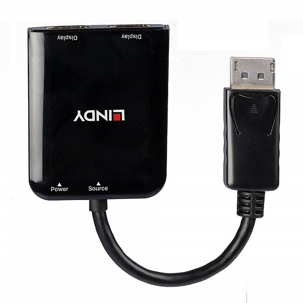 Lindy SPLITTER DISPLAY PORT TO 2xDISPLAY PORT (MST-Expands or duplicates)