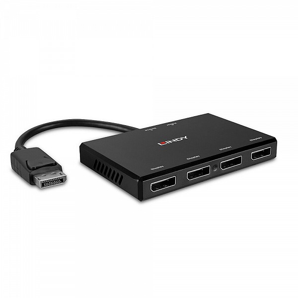 Lindy SPLITTER DisplayPort 1.2 TO 4x DisplayPort (MST-Expands or duplicates)