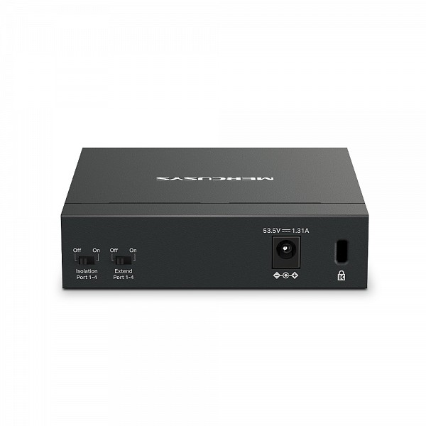Mercusys 5-Port Gigabit Desktop Switch with 4-Port PoE+ MS105GP