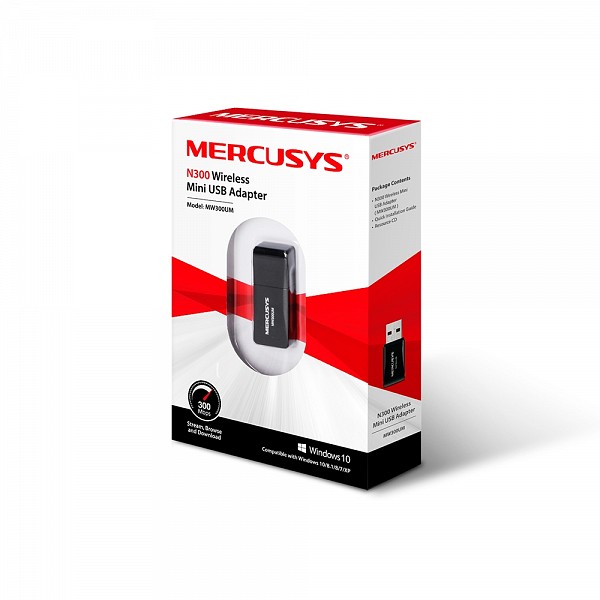 Mercusys N300 Wireless Mini USB Adapter MW300UM