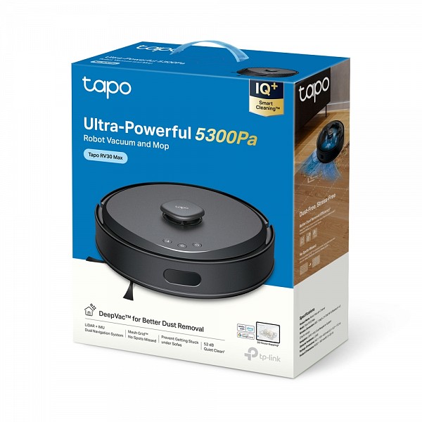 TP-Link 5300Pa Hyper Suction Robot Vacuum & Mop TAPO RV30 MAX