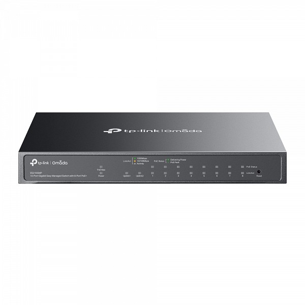 Tp-Link Omada 10-Port Gigabit Easy Managed Switch with 8-Port PoE+