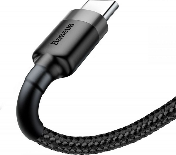 Baseus Type-C Cafule Cable 2A 2m Gray + Black CATKLF-CG1