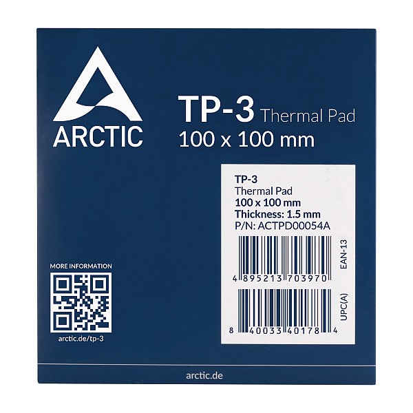Arctic TP-3 Thermal Pad 100x100mm 1.5mm Blue ACTPD00054A