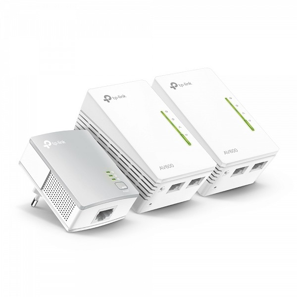 TP-LINK AV600 Powerline Wi-Fi 3-Pack Kit TL-WPA4220 TKIT