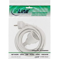 Inline ΜΠΑΛΑΝΤΕΖΑ SCHUKO 2m 16A/230V 3x1.5mm ΛΕΥΚΗ