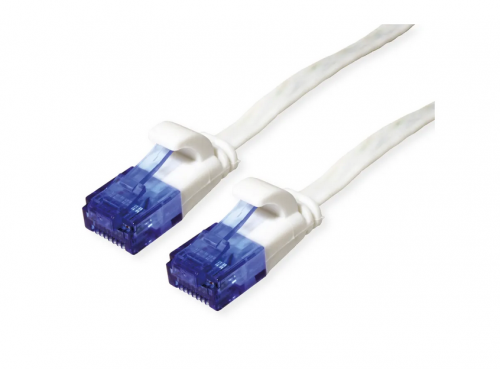 Value UTP 1m Cat6a Λευκό extra-flat