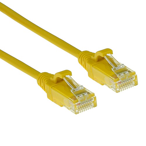 ACT UTP 5m Cat6 Κίτρινο Slim LSZH