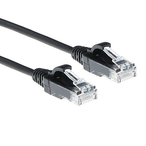 ACT UTP 3m Cat6 Μαύρο Slim LSZH