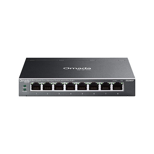 Tp-Link Omada 8-Port Gigabit Easy Managed Switch with 8-Port PoE+