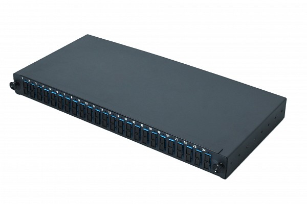 PATCH PANEL RACK 24 PORT SC DUPLEX / LC QUAD EMPTY + ACCESSORIES