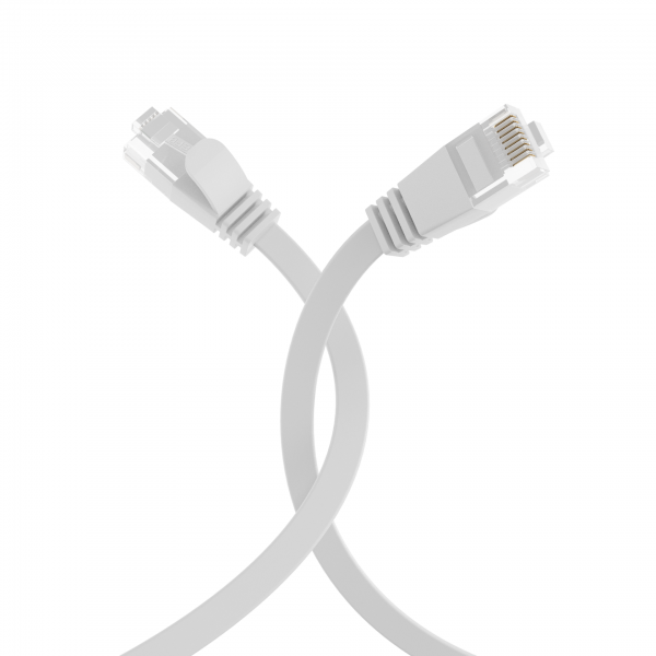 EFB UTP 5m Cat6a Λευκό extra-flat