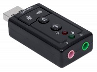 Manhattan USB SOUND 7.1 Adapter + VOLUME