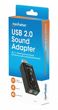 Manhattan USB SOUND 7.1 Adapter + VOLUME