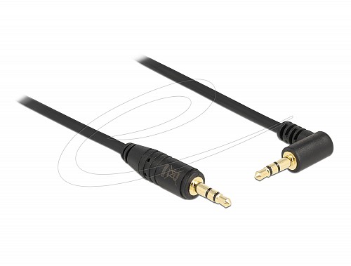 Delock 3.5mm AUDIO CABLE M/M Γωνιακό 5m