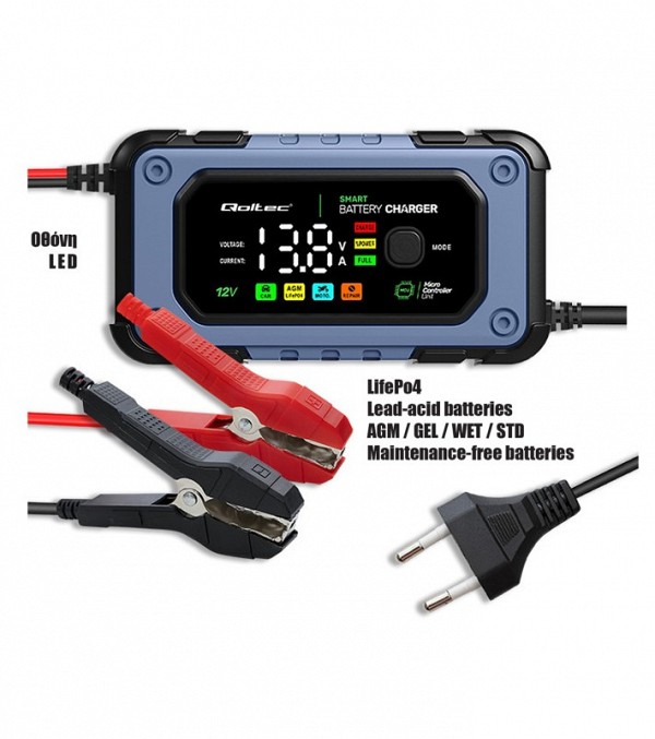 ΦΟΡΤΙΣΤΗΣ ΣΥΝΤΗΡΗΤΗΣ ΜΠΑΤΑΡΙΩΝ 12V 7A 52486 QTC