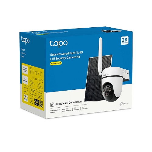 Tp-Link Camera Solar-Powered Pan/Tilt 4G LTE Security Kit 2K 3MP