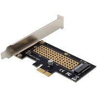 InLine® PCI Express card with 1x NVMe M.2 Key M internal, PCIe x1