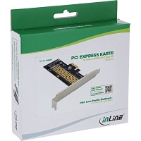 InLine® PCI Express card with 1x NVMe M.2 Key M internal, PCIe x1