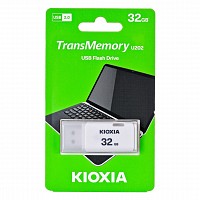 Kioxia TransMemory U202 32GB USB 2.0 Stick Λευκό (LU202W032GG4)