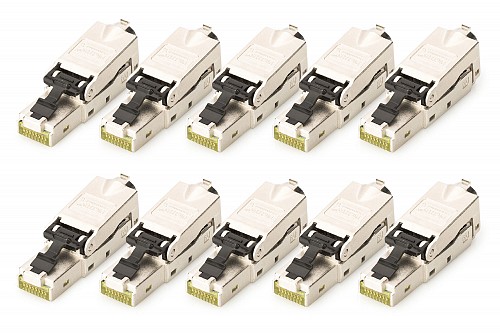 Digitus ΒΥΣΜΑ RJ45 CAT6a STP FIELD tool-free (10 pieces)