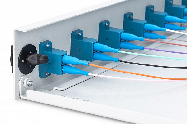 DIGITUS SPLICE BOX ΜΕΤΑΛΛΙΚΟ 19 12xLC Duplex Singlemode Complete