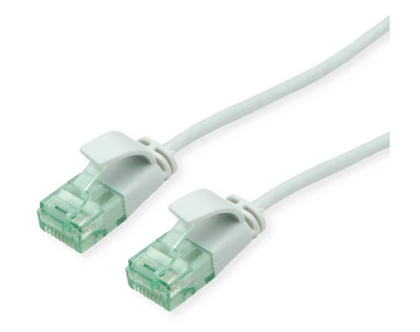 ROLINE RM UTP Data Center Patch Cord Cat.6A (Class EA), Slim, grey, 1 m