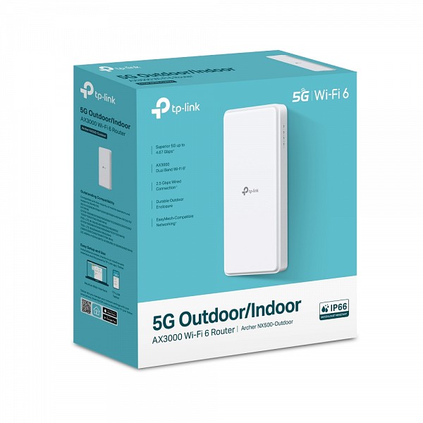 Tp-Link 5G AX3000 Wi-Fi 6 Outdoor Router με υποδοχή κάρτας SIM
