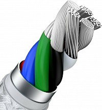 Baseus Cafule Metal Braided USB-C to Lightning Cable 20W Λευκό 2m CATLJK-B02