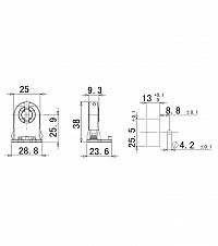 ΝΤΟΥΙ G13 ΦΘΟΡΙΣΜΟΥ ΜΕ ΒΑΣΗ ΓΙΑ T8 GZ10-LOW BNA/FRH