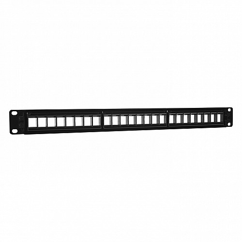 S-Link KEYSTONE PANEL 1U 24P Μαύρο