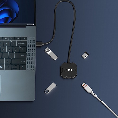 S-Link HUB 4 PORT USB 2.0 ΧΩΡΙΣ ΤΡΟΦΟΔΟΤΙΚΟ
