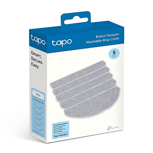 TP-Link Tapo Robot Vacuum Washable Mop Cloth (5Pcs) TAPO RVA301